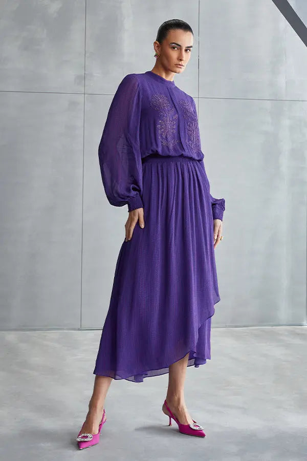 Luna Gathered Waist Dress Namrata Joshipura