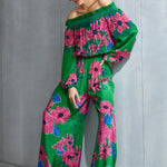 Zinnia Off Shoulder Jumpsuit Namrata Joshipura
