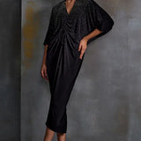 Crystal Square Drape Dress Namrata Joshipura