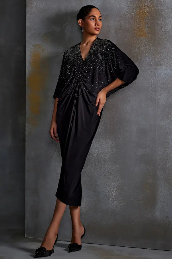 Crystal Square Drape Dress Namrata Joshipura