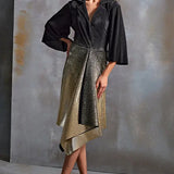 Sunset Fade Pleated Dress Namrata Joshipura