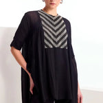 Metallic Pearl Gathered Top Namrata Joshipura