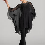 PEARL SHOWER FRILL TUNIC
