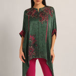 PAISELY CRINKLE HANDKERCHIEF TUNIC Namrata Joshipura Online