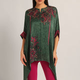 PAISELY CRINKLE HANDKERCHIEF TUNIC Namrata Joshipura Online