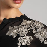 FLORAL CLUSTER HANDKERCHIEF TUNIC