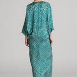 BANDHANI PRINTED KAFTAN DRESS
