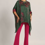 PAISELY CRINKLE HANDKERCHIEF TUNIC Namrata Joshipura Online