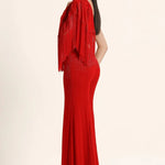 Rosette Fringes Cape With Bustier And Sharara Namrata Joshipura Online