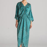 BANDHANI PRINTED KAFTAN DRESS