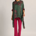 PAISELY CRINKLE HANDKERCHIEF TUNIC Namrata Joshipura Online