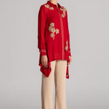 MOON PETAL ASYMMETRIC TUNIC