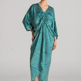BANDHANI PRINTED KAFTAN DRESS