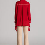 MOON PETAL ASYMMETRIC TUNIC