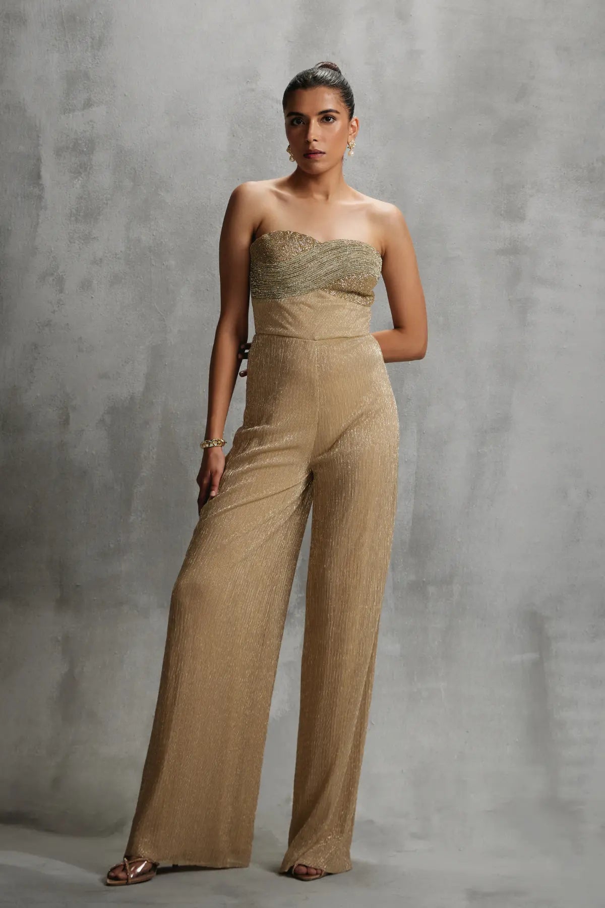 Gleam Strapless Jumpsuit Namrata Joshipura