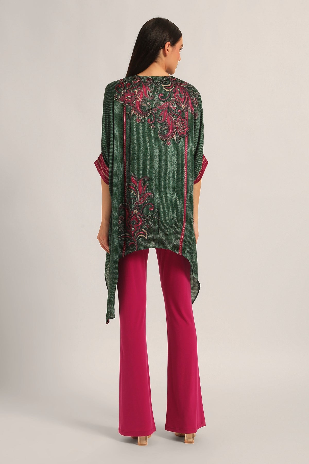 PAISELY CRINKLE HANDKERCHIEF TUNIC Namrata Joshipura Online