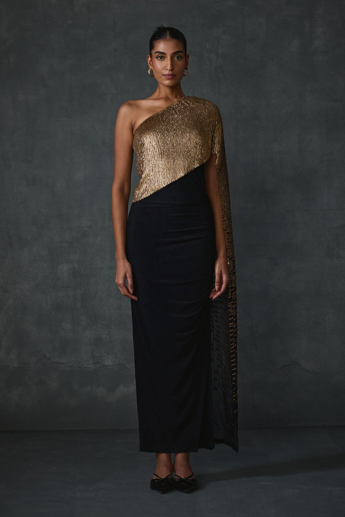 Bark One Offshoulder Chic Gown Namrata Joshipura Online