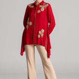 MOON PETAL ASYMMETRIC TUNIC