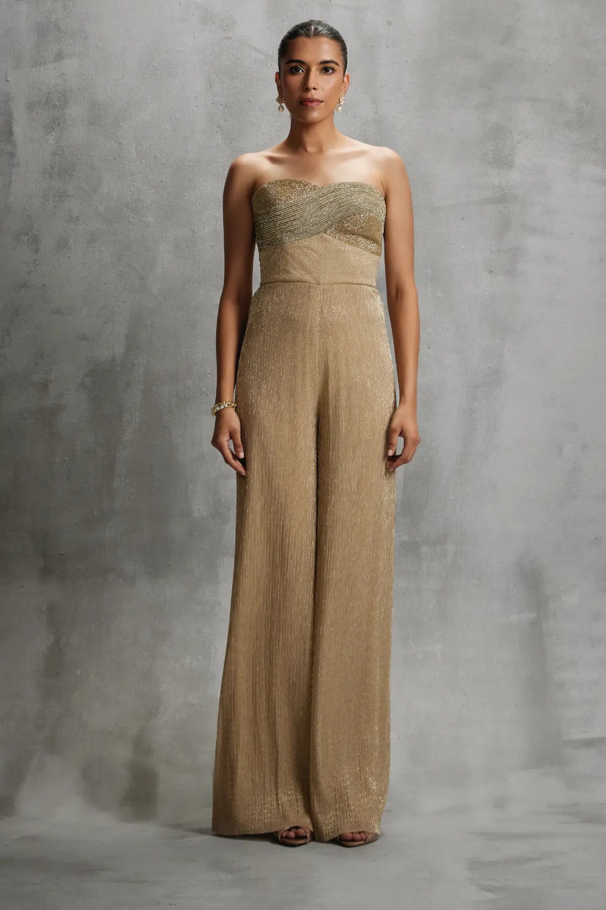 Gleam Strapless Jumpsuit Namrata Joshipura
