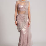 PEARL METEOR MERMAID DRAPE EMBELLISHED SAREE