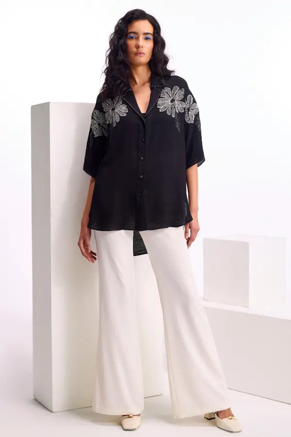 Alder Wide Collar Shirt Namrata Joshipura