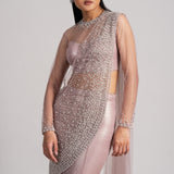 PEARL METEOR MERMAID DRAPE EMBELLISHED SAREE