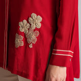 MOON PETAL ASYMMETRIC TUNIC