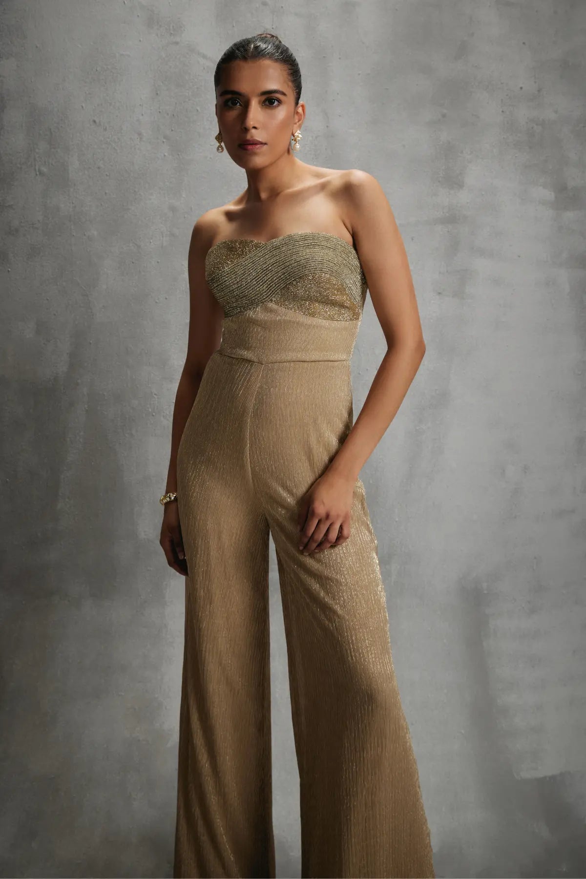 Gleam Strapless Jumpsuit Namrata Joshipura