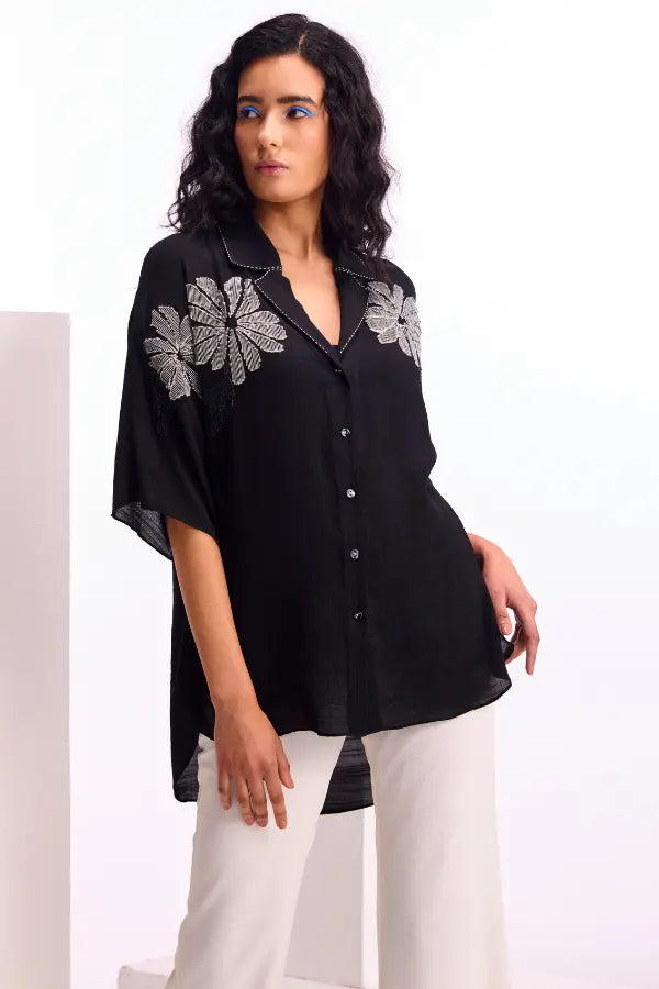 Alder Wide Collar Shirt Namrata Joshipura