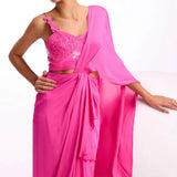 Rosa Baroque Drape Saree Namrata Joshipura
