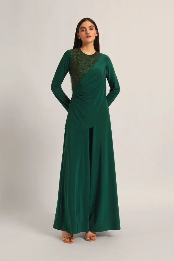 Juliette Front Flap Drape Jumpsuit Namrata Joshipura Online