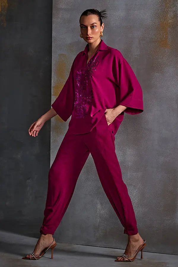 Autumn Fern Boxy Co-Ord Set Namrata Joshipura