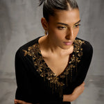 Rosettes Drape Dress Namrata Joshipura