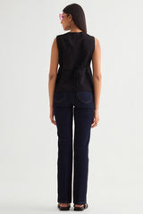 Gloria Sleeveless Jacket Vest