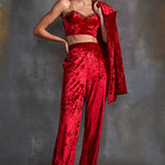 Cordelia Velvet Pant Set Namrata Joshipura