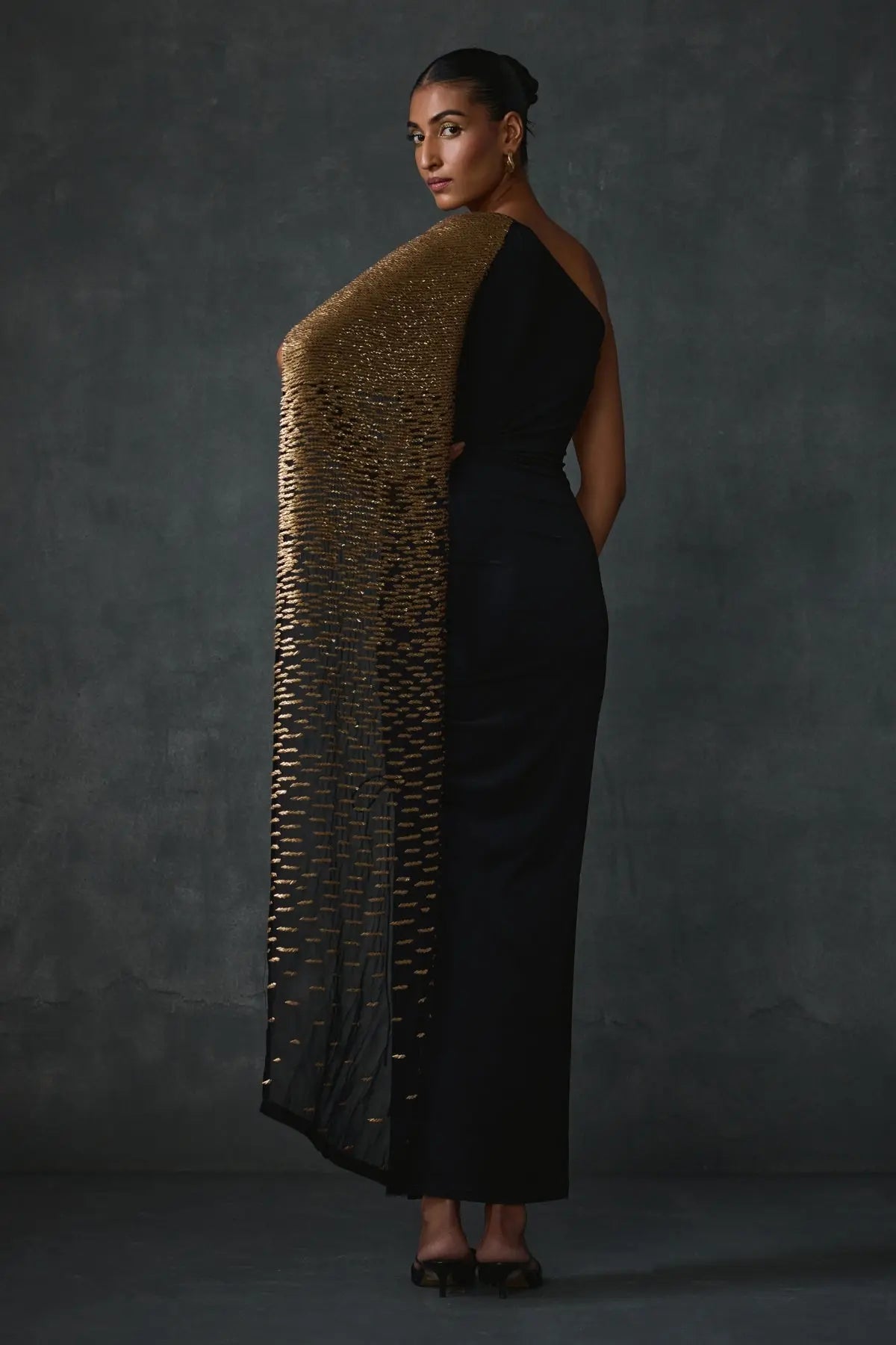 Bark One Offshoulder Chic Gown Namrata Joshipura Online