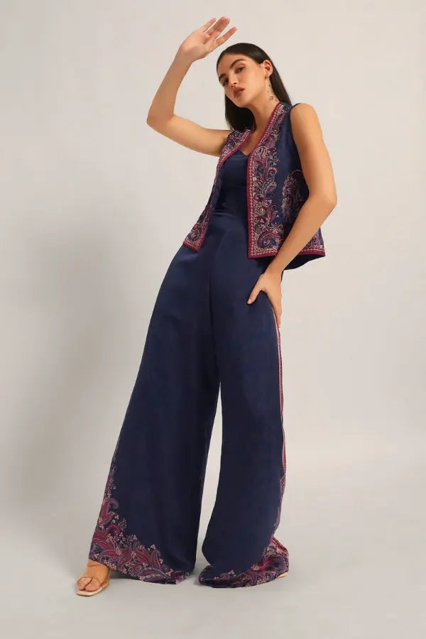 PAISEY PRINTED JUMPSUIT Namrata Joshipura Online