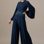 Baroque Waist Embroidered Side Cut Jumpsuit Namrata Joshipura Online