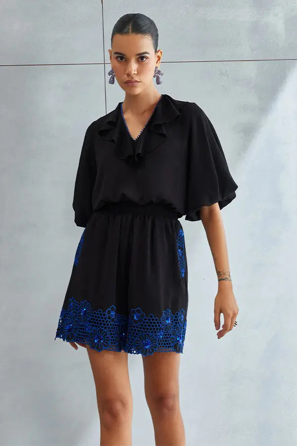 Vervain Frill Romper Namrata Joshipura