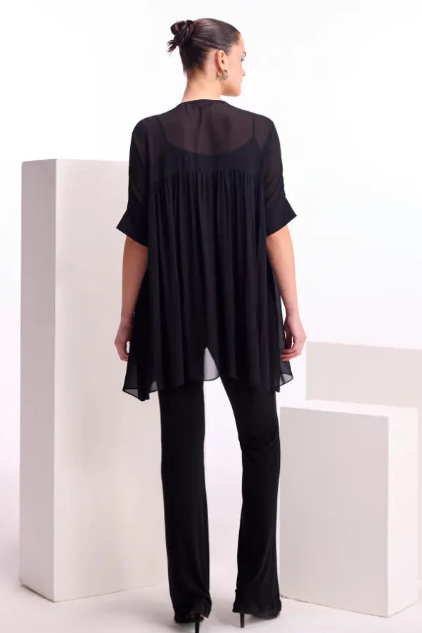 Metallic Pearl Gathered Top Namrata Joshipura