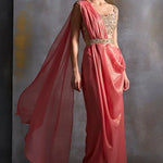 Bell Flower Draped Saree Namrata Joshipura