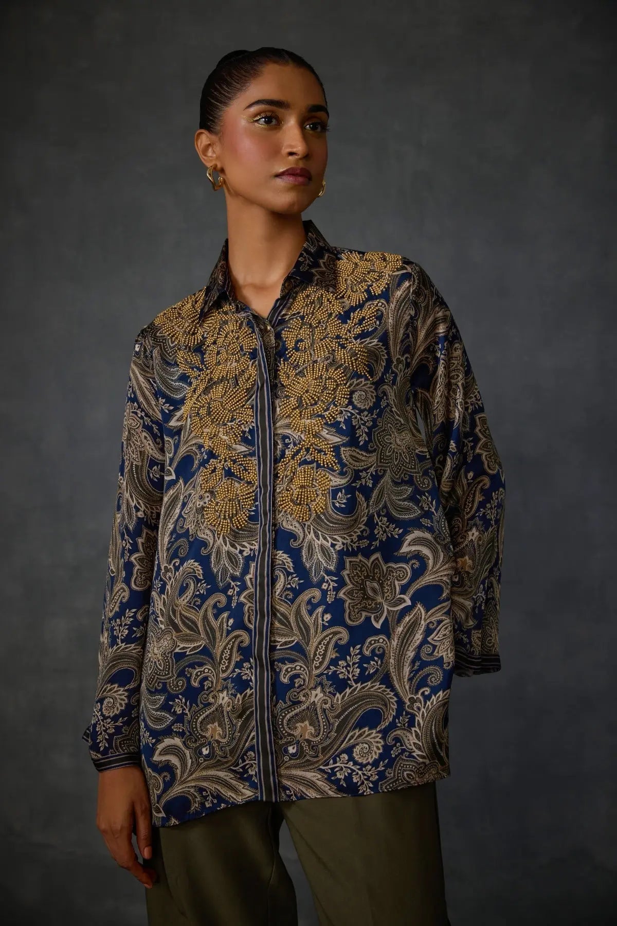 Myrrah Paisley Trapeze Tunic Namrata Joshipura Online