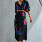 Zinnia Waist Cut Out Dress Namrata Joshipura