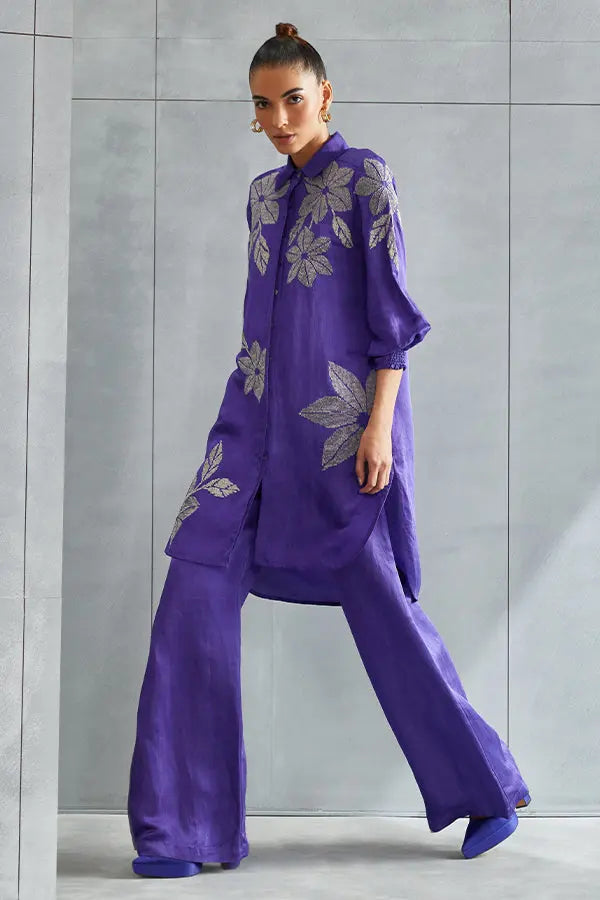Wild Violet Boxy Tunic Namrata Joshipura