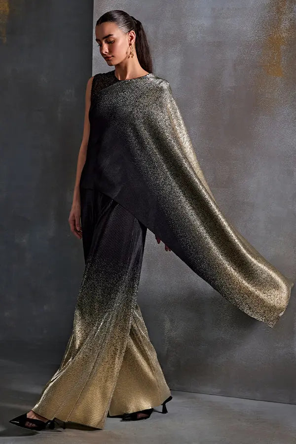 Sunset Fade Cape Jumpsuit Namrata Joshipura