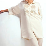 Hibiscus Shimmer Co-ord Set Namrata Joshipura