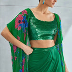 Zinnia Cape Skirt Set Namrata Joshipura