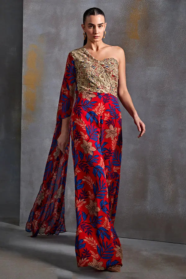 Willow One Off Shoulder Jumpsuit Namrata Joshipura