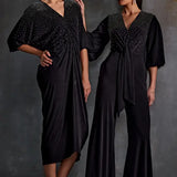 Crystal Square Tie Up Jumpsuit Namrata Joshipura