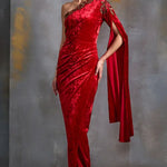 Autumn Fern Velvet Gown Namrata Joshipura
